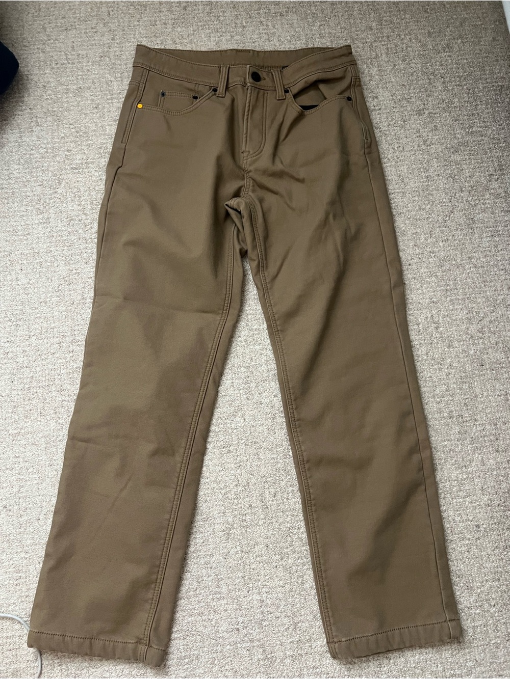 CAT fleece lined canvas pants